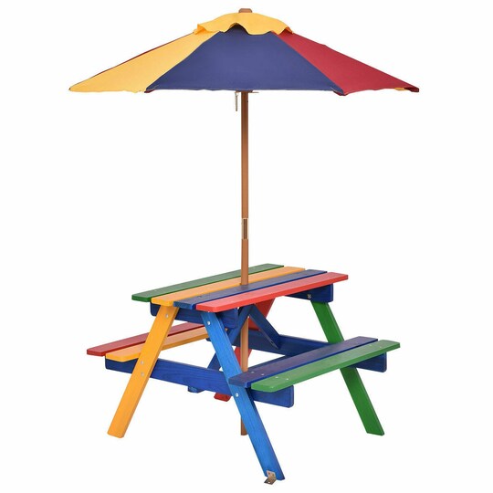 childrens patio umbrella Blue Duckling Kids AMMSUN 5ft Seaside Beach Umbrella for Sand and Water Table Zoomie Kids Adjustable Folding Kids